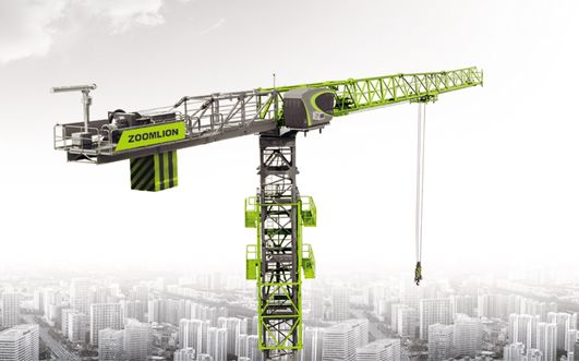 T7527-20 Flat-top - grue à tour sans tirants - Zoomlion - mécanisme de chariotage puissance 11 kW_0