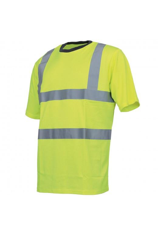 Tee-shirt col rond manches courtes Visio haute visibilité classe 2 - TSRCHVVSJN-DM05_0