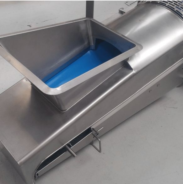 Trémie sécurisée Liftvrac - trémie de stockage 60L avec tôle anti-éclaboussure, bavettes flottantes et finition hygiénique_0