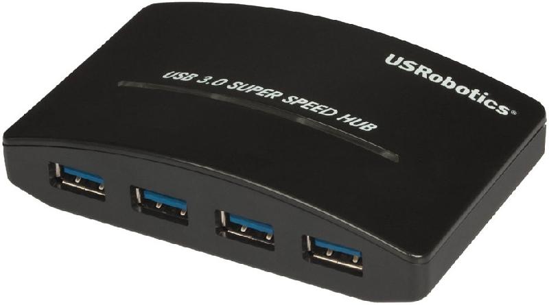 USROBOTICS - USB 3.0 Super Speed Hub 4 ports - Concentrateur USB avec transfert jusqu'à 480 Mbit/s_0