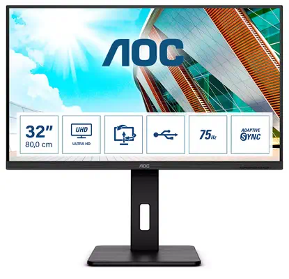 AOC P2 U32P2 écran plat de PC 80 cm (31.5