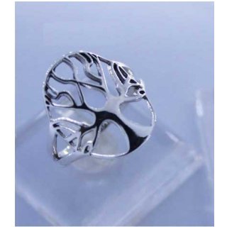 BAGUE ARBRE DE VIE EN ARGENT 92.5