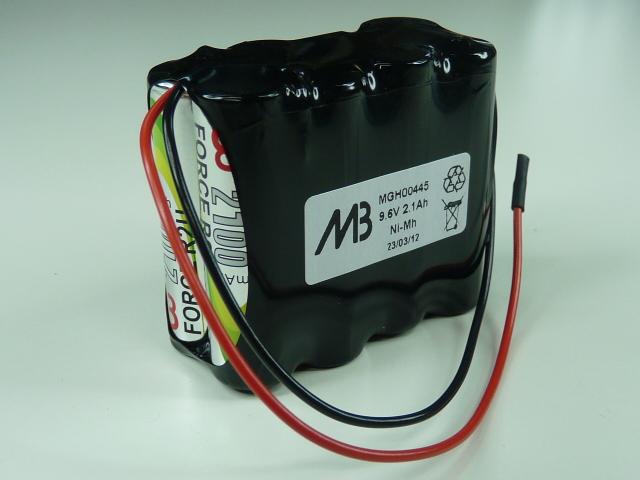 BATTERIE NIMH 8X AA MB 8S1P ST2 9.6V 2100MAH FILS_0