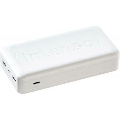 Batterie universelle Intenso 20000 mAh - Connecteurs USB et Type C - Blanche - Garantie 2 ans_0