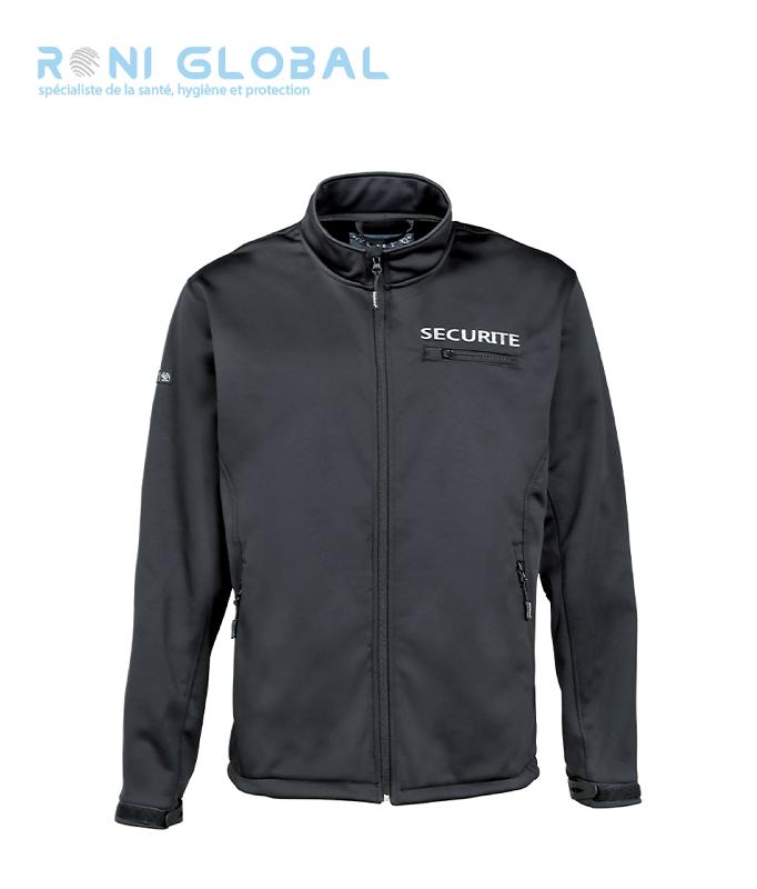 Blouson de travail sécurité en polyester - Wolf City Guard - 100% imperméable avec marquages poitrine et dos_0