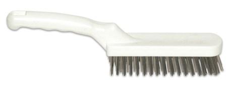 BROSSE ALIMENTAIRE FIBRE INOX AVEC MANCHE