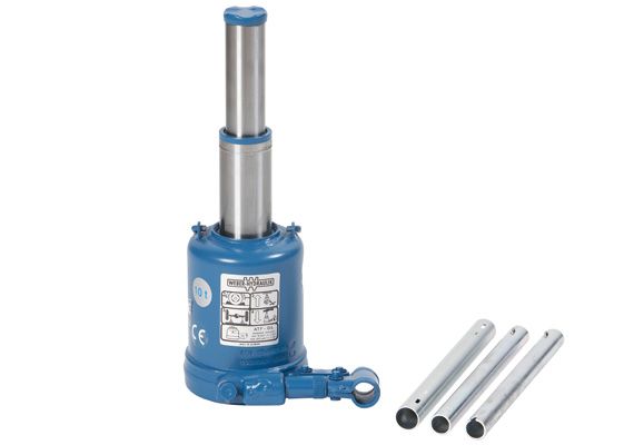 Crics bouteille hydrauliques type 3 - AC Hydraulic - capacité de 3 à 12 t - vérin télescopique à deux étages_0