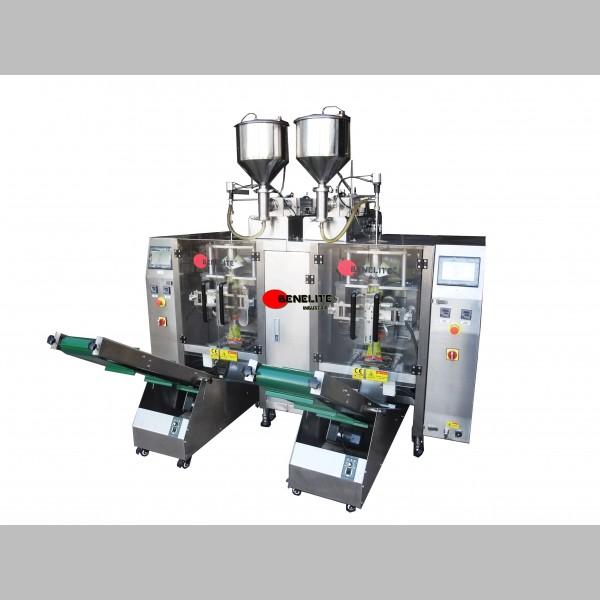 Ensacheuse automatique BEN-320SL2 pour huile alimentaire - double pistes - sachets 3 soudures - 250 ml_0
