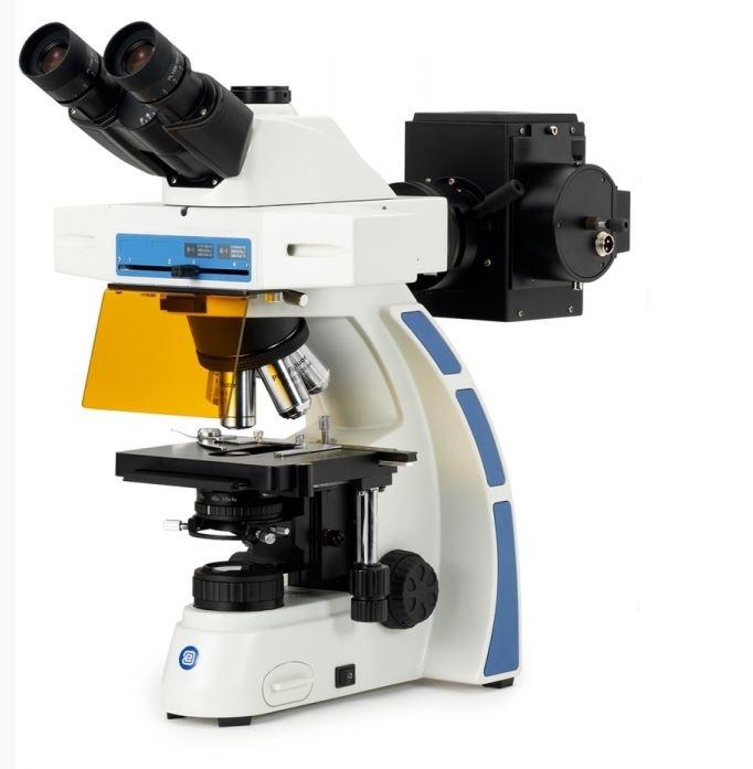 Microscope Euromex Oxion à fluorescence - Lampe vapeur de mercure 100W - Têtes binoculaires ou trinoculaires_0