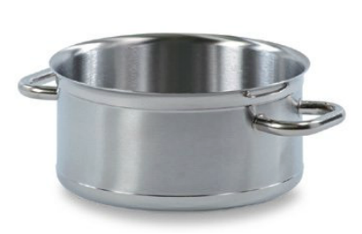 Faitout Bourgeat Tradition en inox - 24 cm - Tous feux dont induction - Capacité 5,4L_0