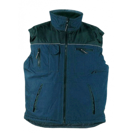 Gilet RIPSTOP - marine / noir - 100 % polyester pongé - COVERGUARD | 5GRIP_0