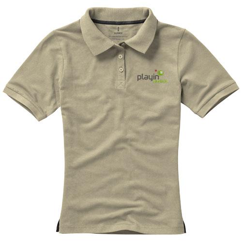 Polo manches courtes pour femmes Calgary - 100% coton - 200 g/m² - Col et poignets en tricot plat_0