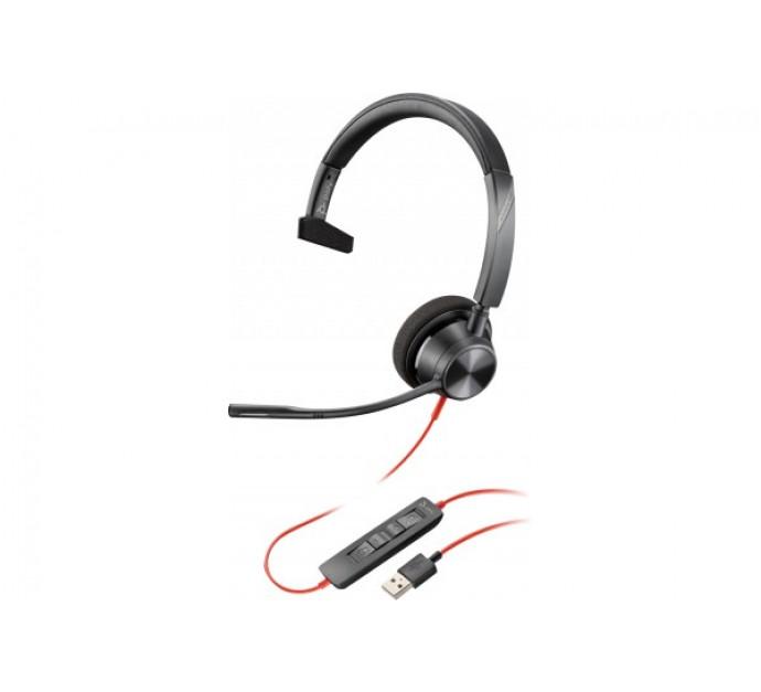 Poly Blackwire BW3310 - Casque USB-A avec 1 écouteur et télécommande - Réf. 463310_0