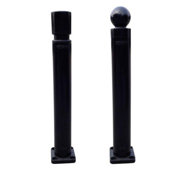 Poteau à mémoire de forme - H800mm - Tête boule - Fixation Rolléco_0