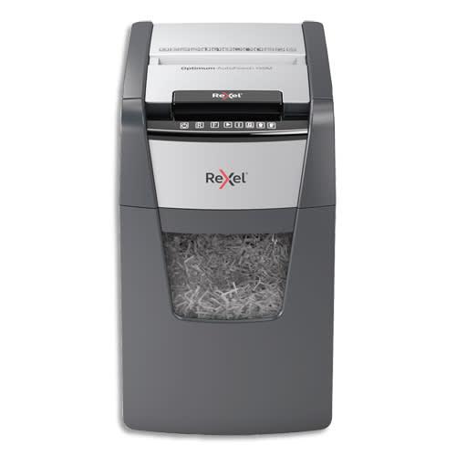 Rexel destructeur de documents optimum auto+ 150m p-5, coupe micro, 2x15mm, 150 feuilles, 44 l 2020150meu_0