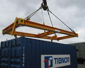 Spreader Timars fixe semi-automatique bipoutre - Fabrication suédoise pour grues et portiques_0