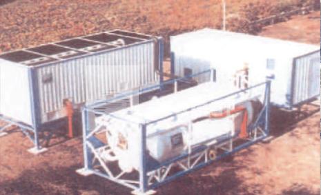 Station de traitement d'eau potable compacte Claripak - Pramar - processus physico-chimique avec filtration granulaire et désinfection UV_0