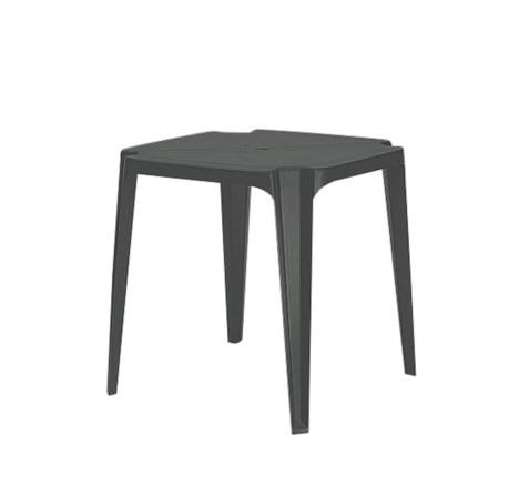 TABLE DE TERRASSE SUN ANTHRACITE 70 X 70 CM