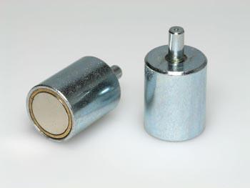 Ventouses magnétiques cylindriques usinables avec tenon - Type VND 13 - Aimant Néodyme - Grande force d'attraction_0