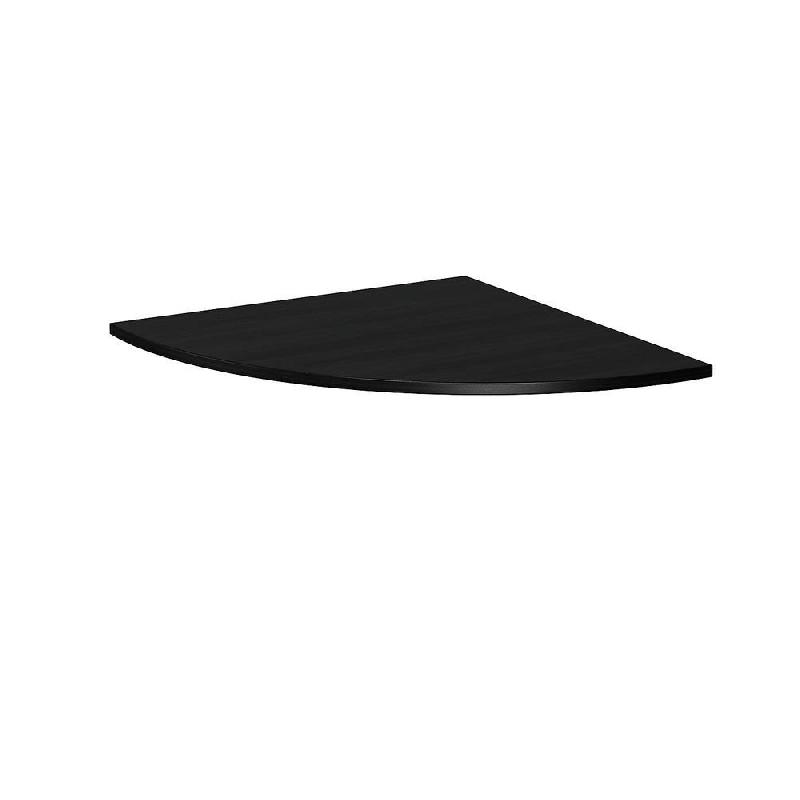 ANGLE DE LIAISON 90° ARRONDI PRONTO METAL - PLATEAU NOIR