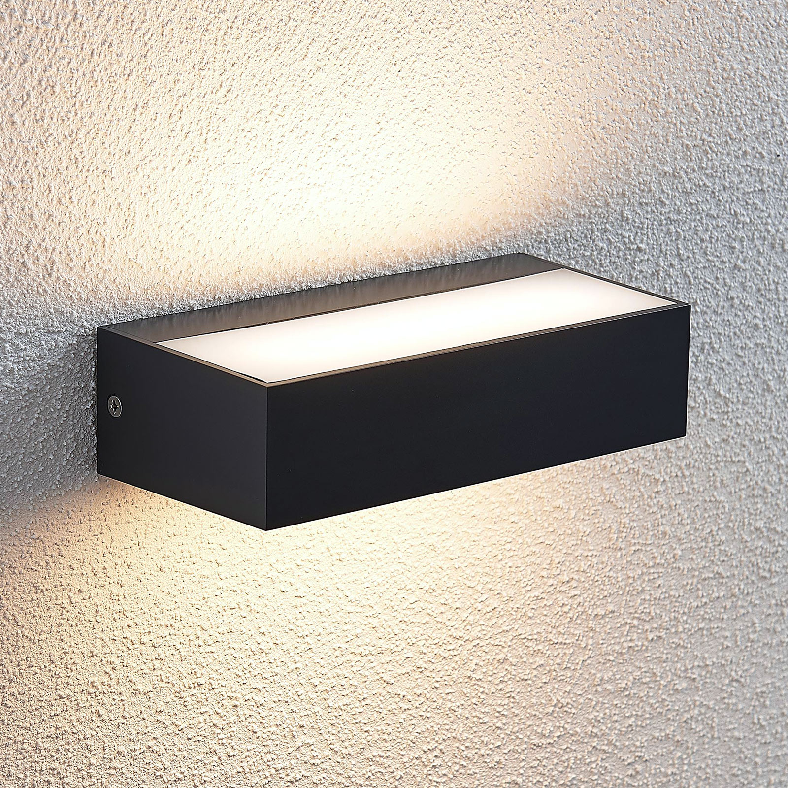 LINDBY, APPLIQUE D\'EXTÉRIEUR LED NIENKE, 17 CM, RÉSISTANTE À L\'EAU DE MER, IP65