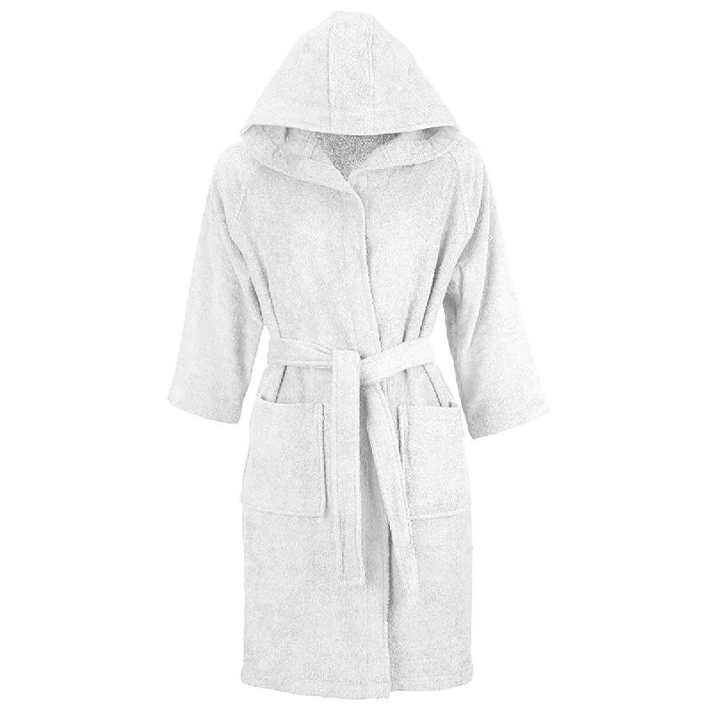 AQA Design Peignoir 100 % coton SICILIA-XL blanc MP05433 - XL blanc textile MP05433_0
