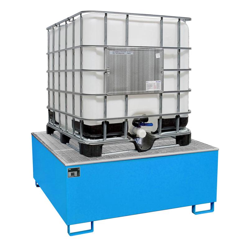 Bac de rétention acier pour cuves - Capacité de rétention 1053 litres_0