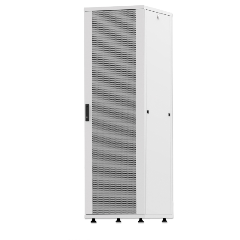 Baie serveur Basic 19 pouces MHT242 avec porte perforée - 36U - 1000 (P) x 600 (L) x 1766 (H) - flatpack - gris - Bravour®_0