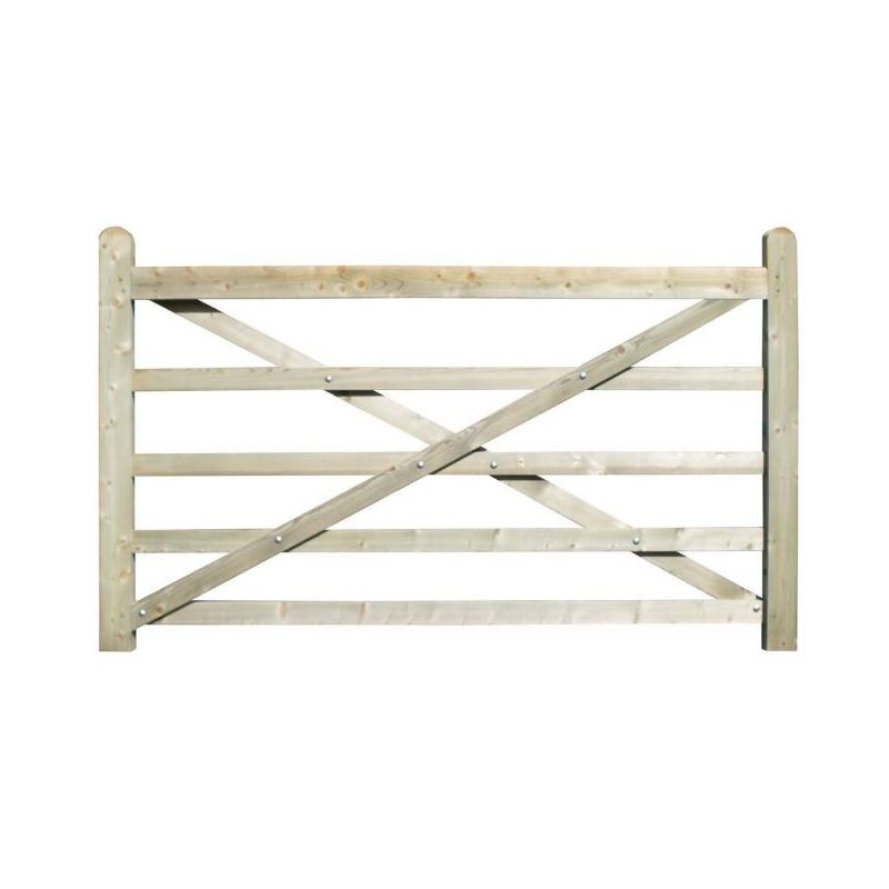 Bjd0180 - Barrière anglaise 1m80 - Bois de pin traité Classe IV - Préparation motorisation_0