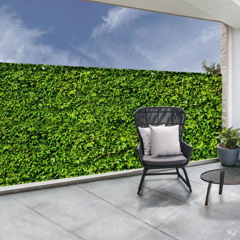 brise vue occultant 1 8 x 10m imprime feuillage 160 gr m comparer les prix de brise vue occultant 1 8 x 10m imprime feuillage 160 gr m sur hellopro fr