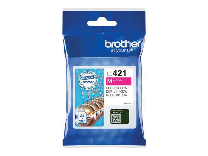 Brother LC421M Cartouche d'encre originale - Magenta_0
