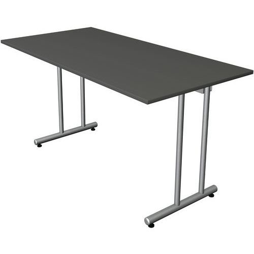 BUREAU SMART OFFICE - L 1400 X 700 X H750 MM ANTHRACITE 1883