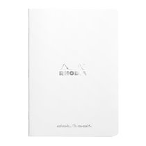 CAHIER PIQUÉ RHODIA CLASSIC 14,8X21 CM 96 PAGES DOT NON DÉTACHABLES 80G - BLANC - LOT DE 10