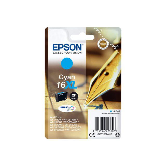 CARTOUCHE EPSON 16 XL - CYAN - 450 PAGES