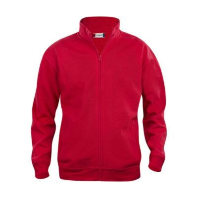 CLIQUE Sweat basic zippé Homme Rouge L_0