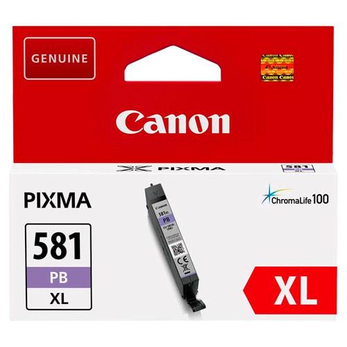 Cartouche d'encre Canon 581 Photo Bleu XL - Référence 2053C001 - Compatible imprimantes Pixma TS Series_0