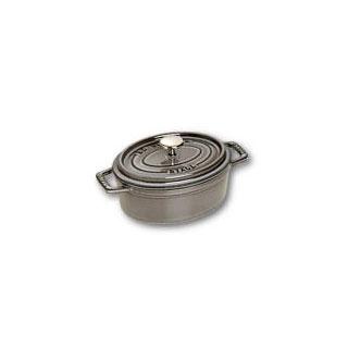 COCOTTE EN FONTE OVALE 11 CM GRIS GRAPHITE - STAUB - FONDAMENTALES