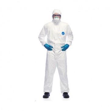 Combinaison à cagoule Tyvek Classic Xpert blanche taille M - Catégorie III Type 5B/6B - Marque Dupont de Nemours_0