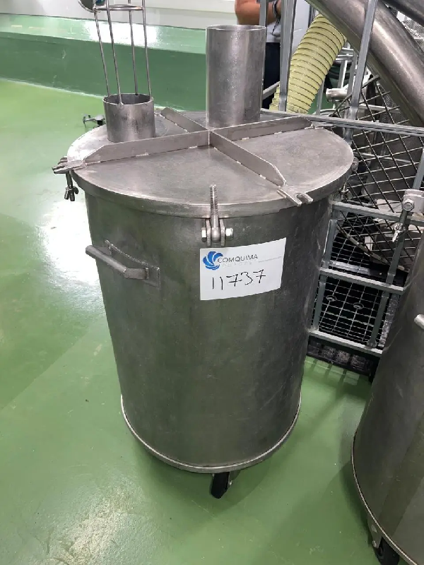 Cuve en acier inoxydable 160 litres avec roues - référence : c11737_0