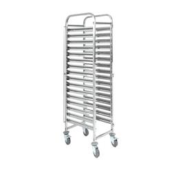 Echelle Pâtissière Inox 16 Niveaux - 600 x 400 mm - Dynasteel - 3760362390412_0