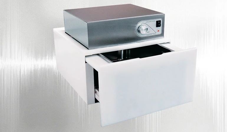 Sécheur Cyclonic GS30-M - Meuble sur tiroir 27L - Gamasonic - Cuve inox, minuterie mécanique_0