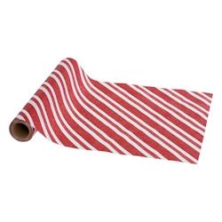 Feeric Christmas Chemin de table Tissu Rouge pailleté et Blanc 28 x 300 cm - rouge 3560233592996_0