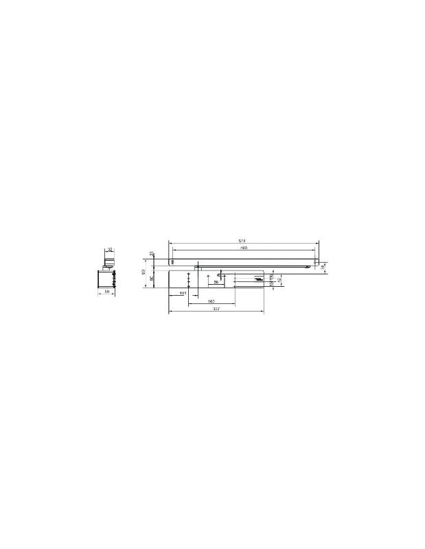 FERME-PORTE PACK TS 98 XEA CORPS + BRAS NOIR RAL 9005 - DORMA - 44110319
