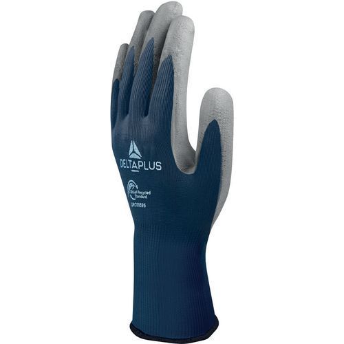 GANTS DE MANUTENTION POLYESTER RECYCLÉ 59% ENDUIT PU - VE702GREEN TAILLE 06 - DELTA PLUS