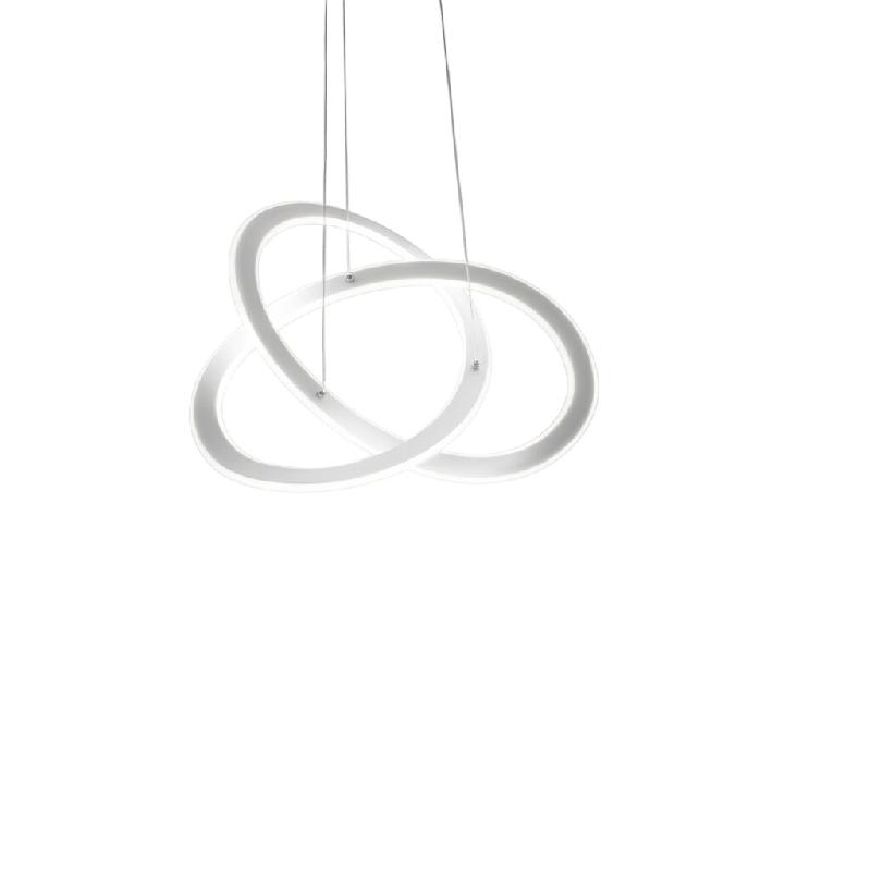 Gea Luce Suspension Yara S/P C 40W Led 1900Lm 3000K En Aluminium Blanc Et Silicone - Gealuce Dimmable Phase Cut+Push - YARA S/P C_0
