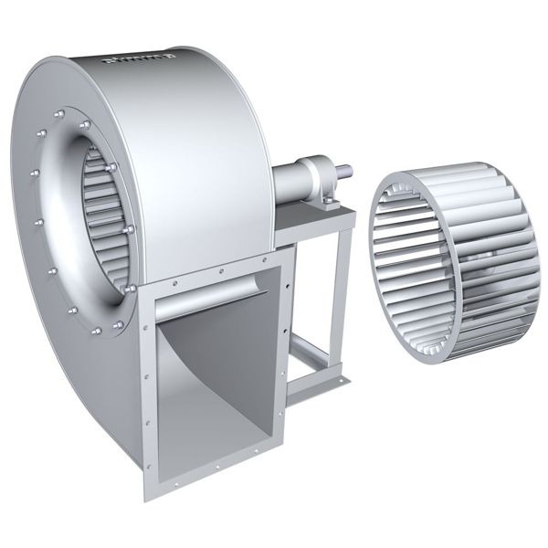Gfb - ventilateur centrifuge industriel CIMME - dimensions 250/1000 - débit 9 à 1792 m³/min - pression totale 21 à 228 kgf/m²_0