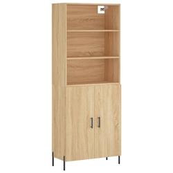 Helloshop26 - Buffet bahut commode armoire meuble de rangement organisateur cuisine salle de séjour salon haut sonoma 69,5 x 34 x 02_0034131 - 300021_0