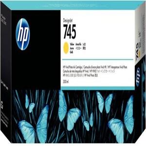 Hp Cartouche d'encre 745 jaune 300ml pour DesignJet Z5600 - F9K02A_0