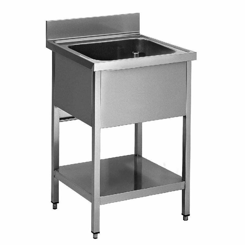 ITALCONCEPT L2G Plonge Inox 304 Demontable, 1 Bac  850mm x 900mm x 700 mm - 3616350023131_0