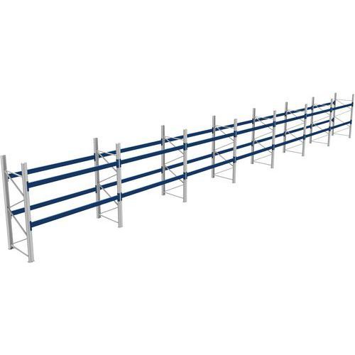 RACK 1 DÉPART + 6 SUIVANTS LXLXH 2700X19900X2500 600KG 2 NIV - BITO
